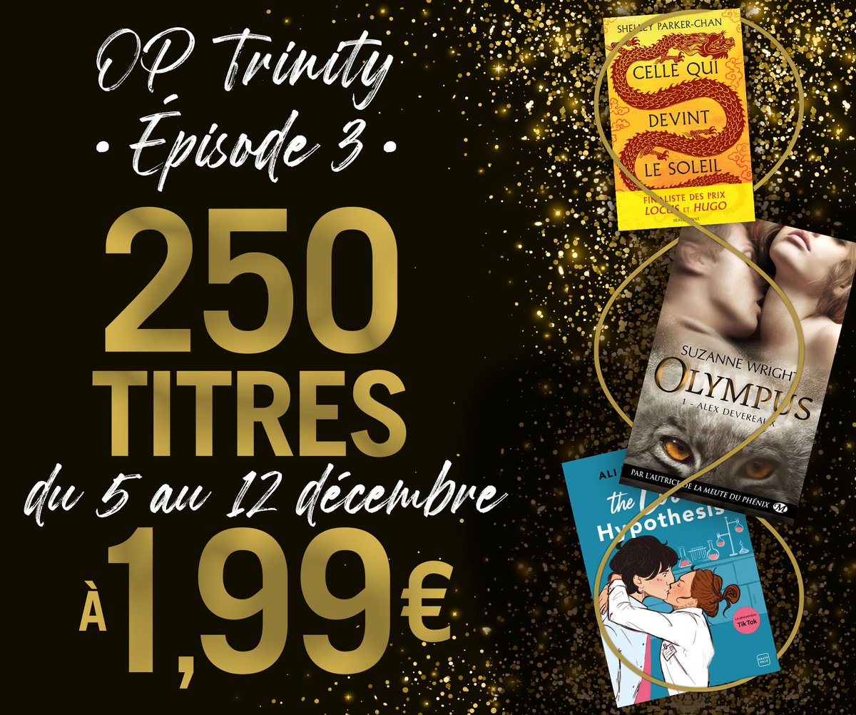 Lib_Minotaure's tweet photo. #OPTrinity - plus de 250 titres ร 1.99 โฌ pendant une semaine !
https://t.co/798as5OdGN
Sous un plaid, dans les transports, ou dans son lit, ร chacun son endroit pour lire !
Aujourd'hui, sur la Librairie Minotaure, de nouveaux titres sont disponibles ร petits prix.
#ebook #scifi https://t.co/eeJ80Scwmk