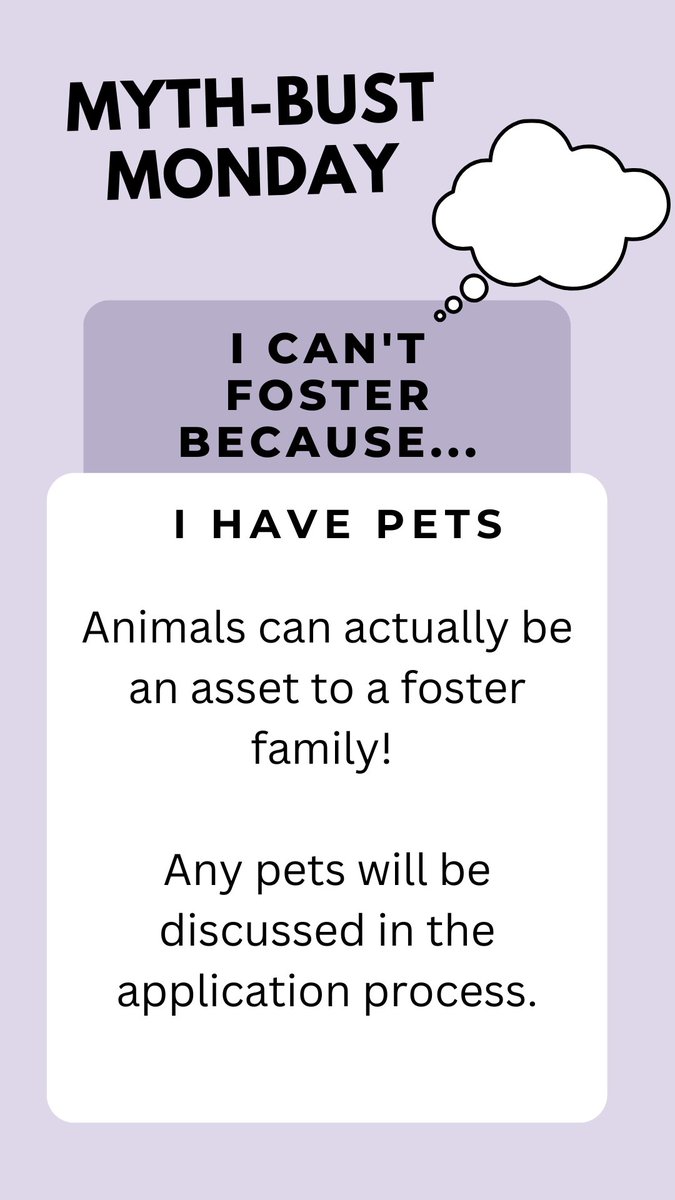 FosteringGlos's tweet photo. Welcome to this #MythBustMonday which is all about pets.

For many foster children, animals can help them settle in to their foster families, providing them with comfort during this stressful time.

Read about foster carer Becky and her St. Bernards here: https://t.co/hnHNLfODMM https://t.co/KAPrUtD9jj