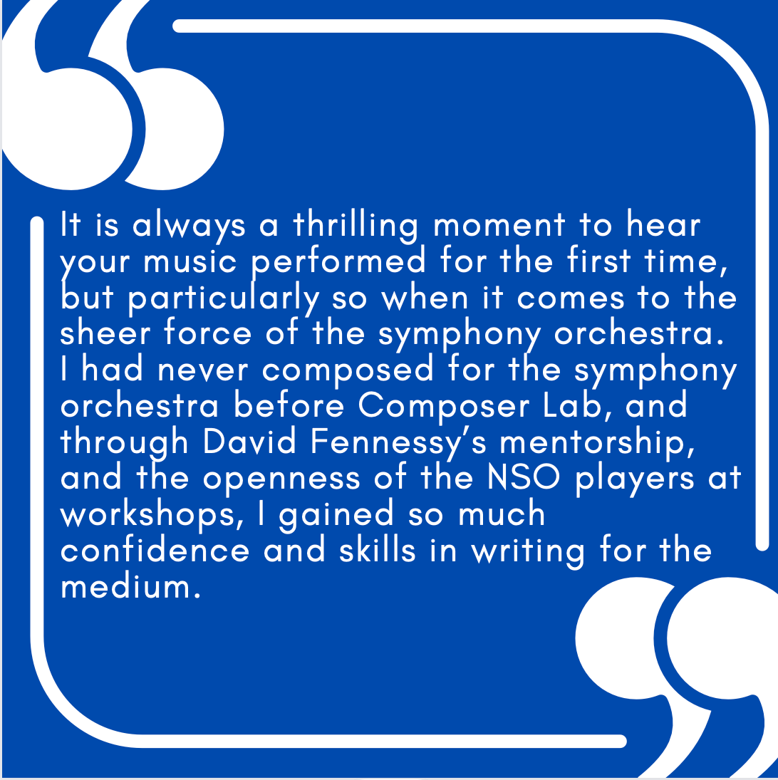 Interested in applying for #ComposerLab 2023? Read #testimonials and listen to music composed by the programme participants 
👉🔗 loom.ly/d25RYtY
 @amandafeery reflects on her experience of the programme in 2016.
⏰ Submission Deadline for Composer Lab '23:  5pm, 9 Dec.