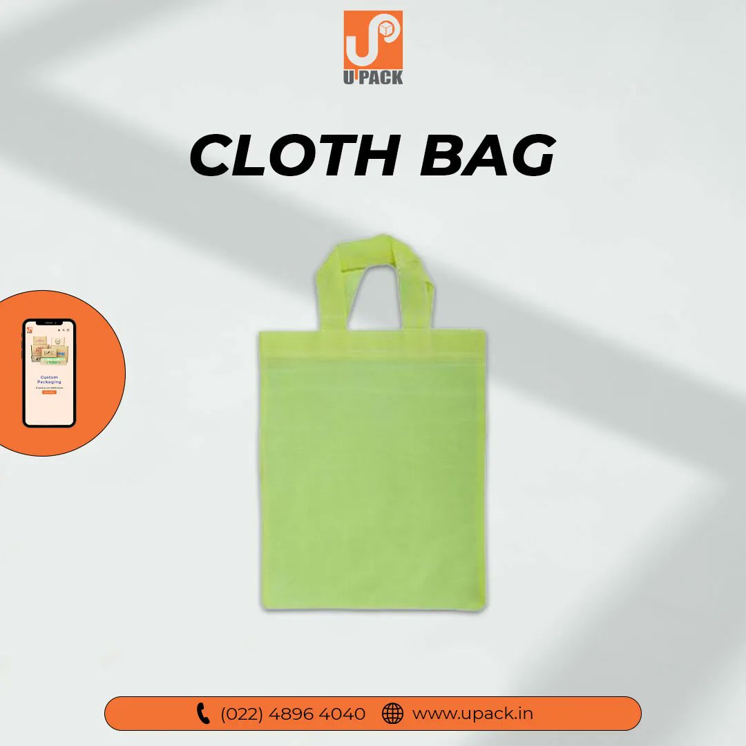 Upack_'s tweet image. Cloth Bag (8W X 10H Inch)
✧ Great for shopping
✧ Easy to compact and carry, fit in a pocket
✧ Handy for organizing
✧ Lightweight and expandable
✧ Recyclable as a textile 

Order now 🛒
Link in bio

#upack #recyclablebox #packaging #packagingdesign #branding #design