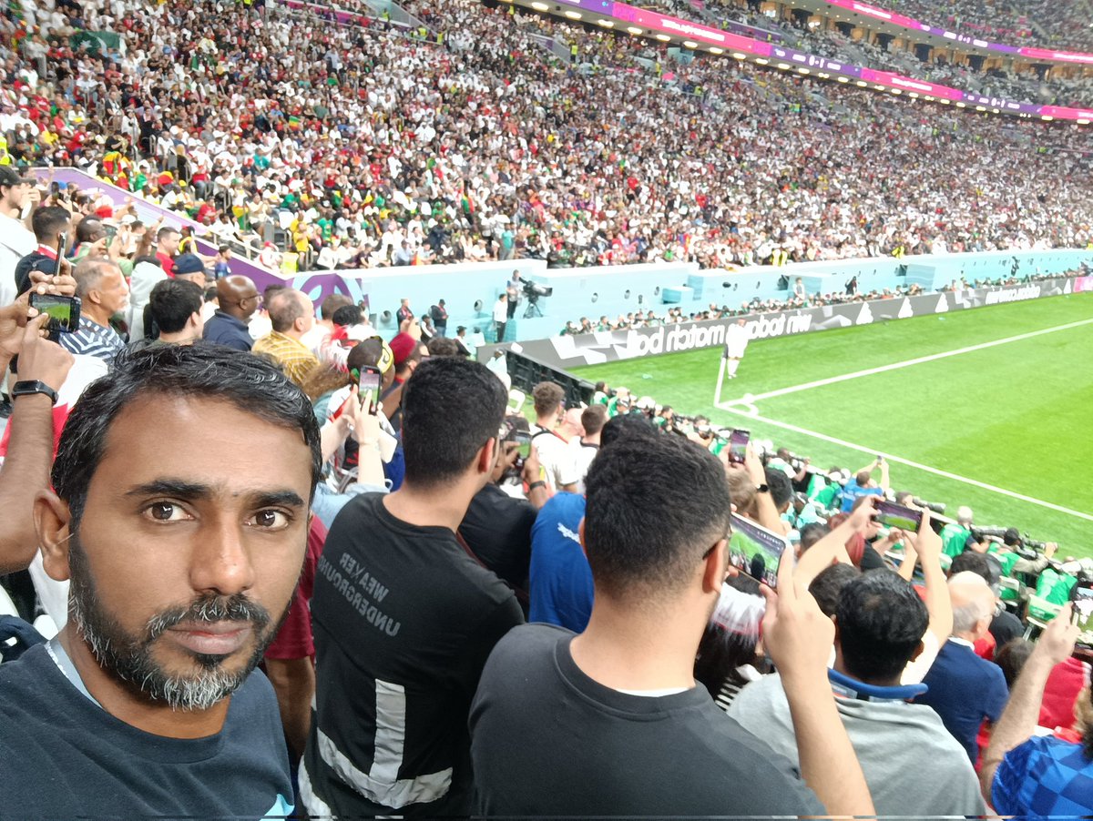 sirajmarjan4's tweet image. ഞാനും കണ്ടു 2022 QATAR1 WORLD ♥️🎉🌄