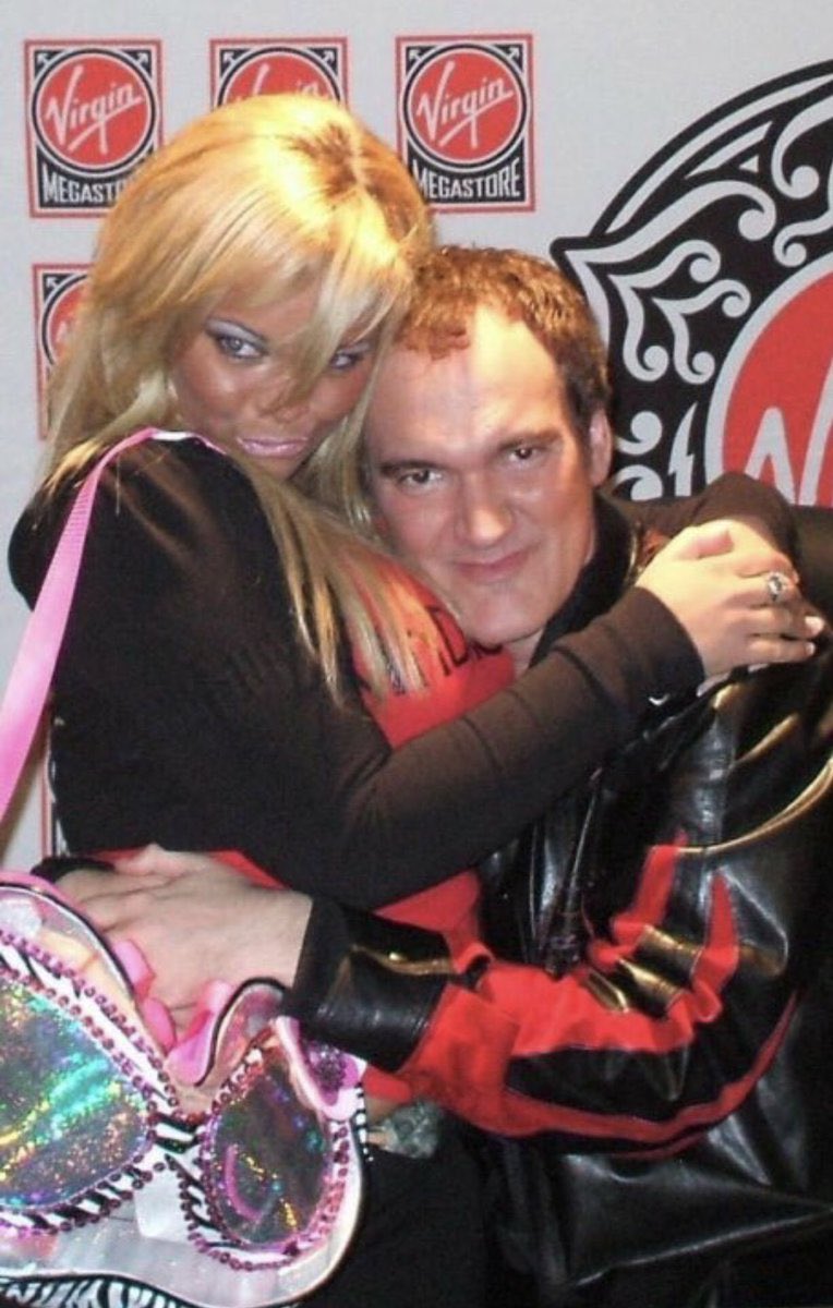 mazzypopstar's tweet photo. Why doesn’t anyone talk about the fact that Quentin Tarantino used to date Trisha Paytas and he even loosely based Uma Thurman’s KiII Bill character on her https://t.co/iLAefWTC5R