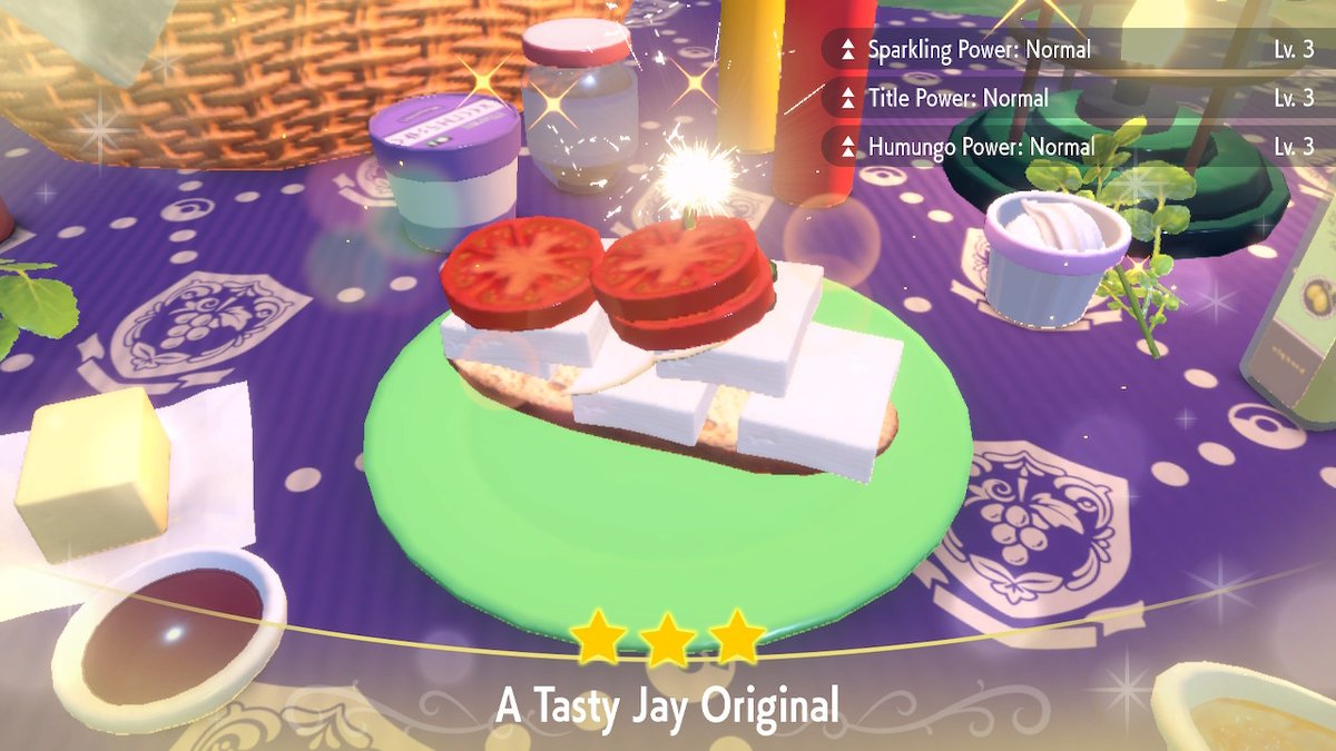 ElementVelocity's tweet image. #PokemonScarletViolet #NintendoSwitch Good thing the hamburger and top piece are just decoration.