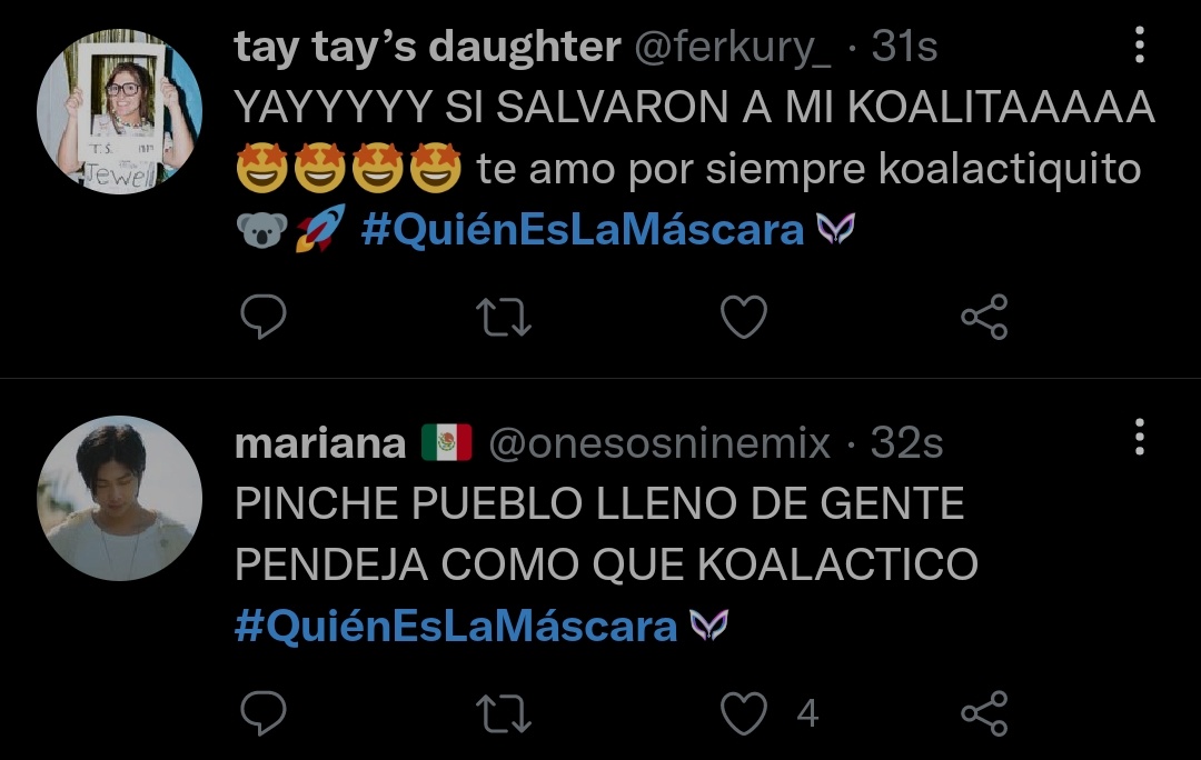 lilablase's tweet photo. Siempre hay dos moods cuando se ve #QuiénEsLaMáscara 😂 https://t.co/Hc5ReQeegM