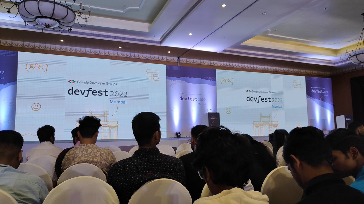 webuildpune's tweet photo. Devfest Mumbai is on 🤩 🚀
Are you attending it? 
#DevfestMumbai #gdgmumbai #webuildpune #community #gdg https://t.co/90IkKdYqvr