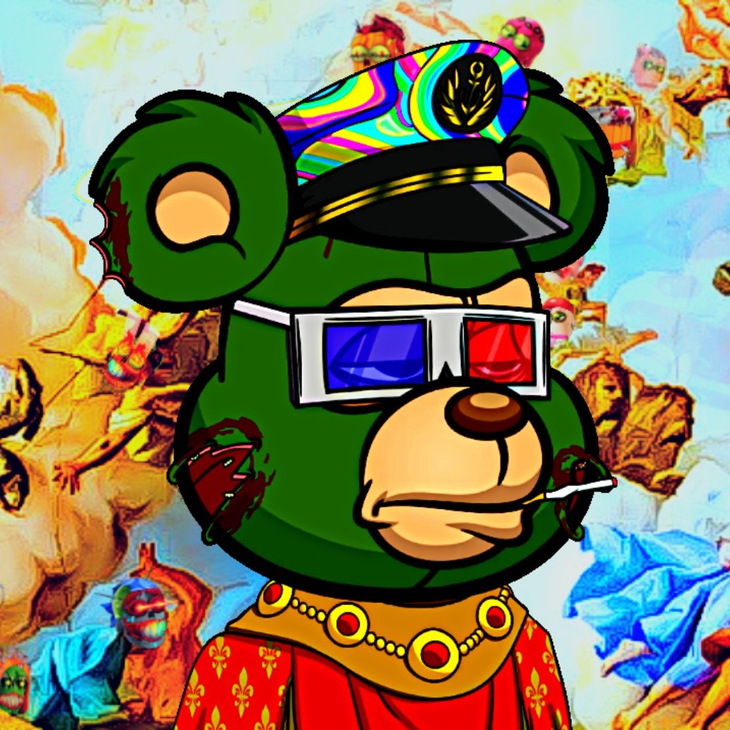 JussDrewzPhoton's tweet photo. #NewProfilePic LessFuhhkinGooFamm After Flippin 5 Ted's From The Vault And Taking My Early Shots Through The Scope🔫👀🤌Ya Boi Layed Down His Biggest's Snipe Of The Night For .085 Eth ✍️🐻🤌 Your Now Looking At The King Of The Trippy Crew💎 #BYTC @StephenSalvona @layingpaint #T4L https://t.co/ZzKjDX9UJV