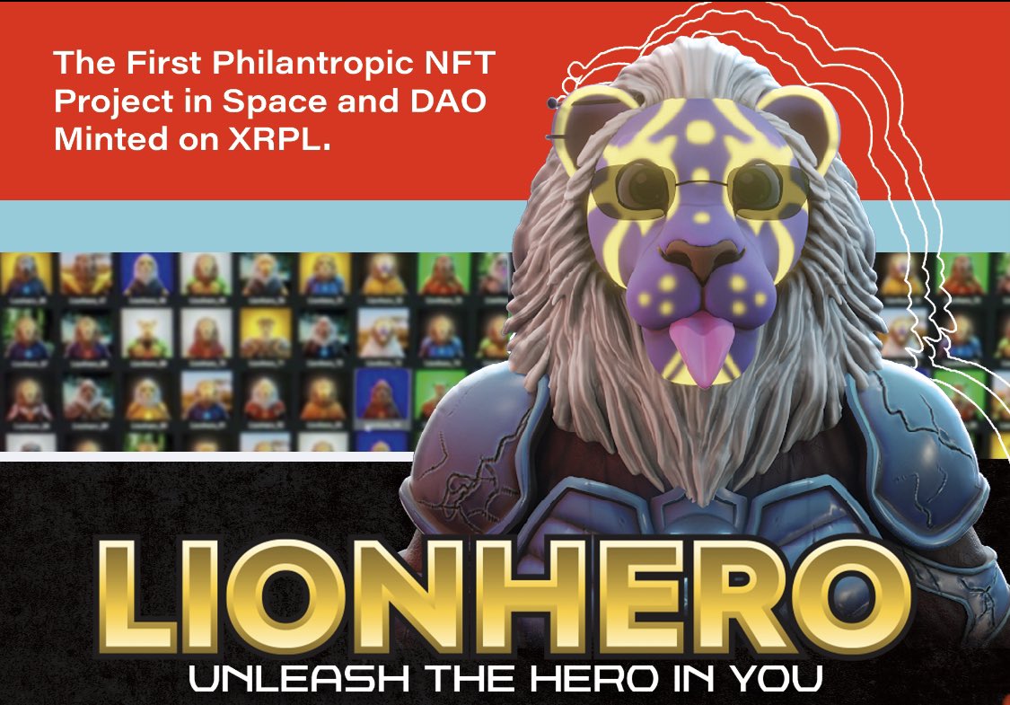 Keeping HOPE alive! Together we can make a difference ❤️. LIONHERO SPECIAL NFT COLLECTION COMING SOON 🎄🦁 Follow : @Lionherofam Join Discord : discord.gg/Ft6CP9QP #NFTshill #NFTCollection #XRPL #nftcollectors #nftart
