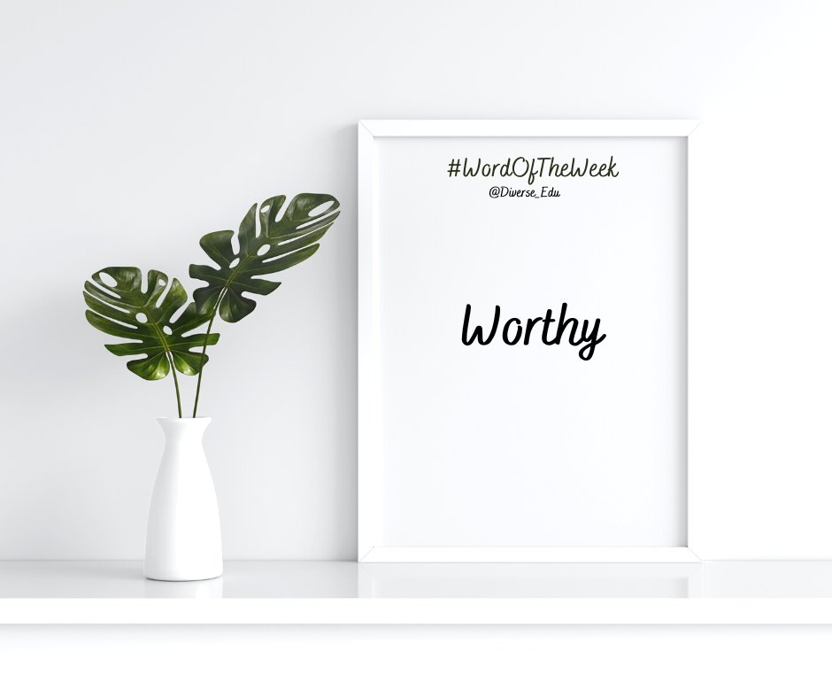 Diverse_Edu's tweet photo. Words are extremely powerful.Using affective words in our classrooms can create an encouraging,empowering &amp; nurturing environment.Start &amp; end the day with positive words;not just to praise students but to show that You appreciate &amp; care for them. #WordoftheWeek #Worthy #ItsMonday https://t.co/TvTBRSJAE3