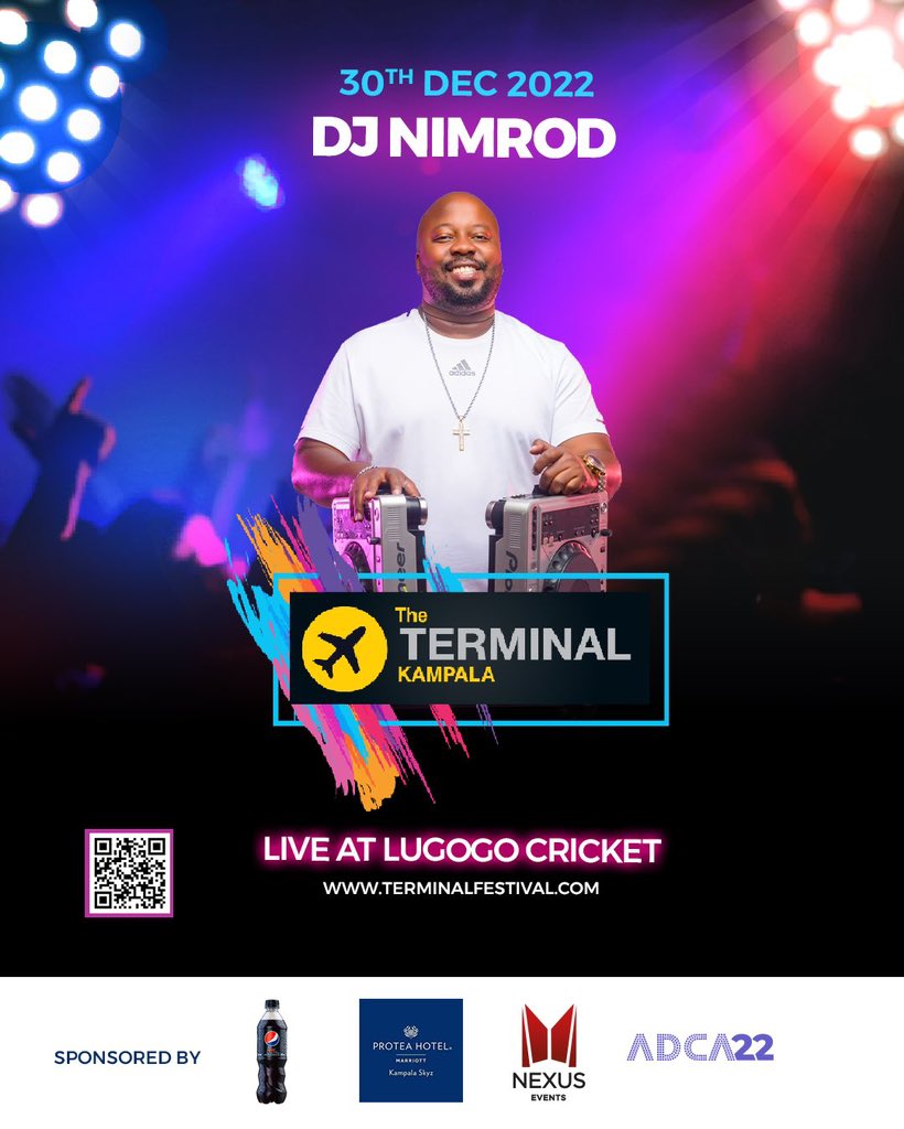 MaamaKampala21's tweet photo. At the #TerminalWeekendFestival Dj Nimrod will be among the Djs performing. Buy your early ticket via https://t.co/x6P8Xio0vL
Let’s enter into 2023 with maximum happiness 🌚
#TUG #TerminalKampala https://t.co/tzner5mG5w