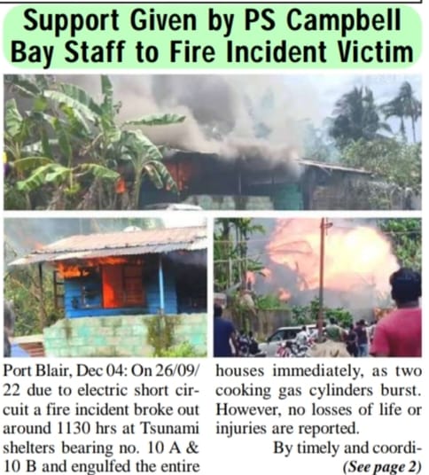 SP_Nicobar_ANP's tweet photo. A noble gesture by SDPO Brijmohan Meena and Police staff of  Campbell bay @MediaRN_ANI @DGPANIslands @AndamanPolice https://t.co/ROhqheD38Z