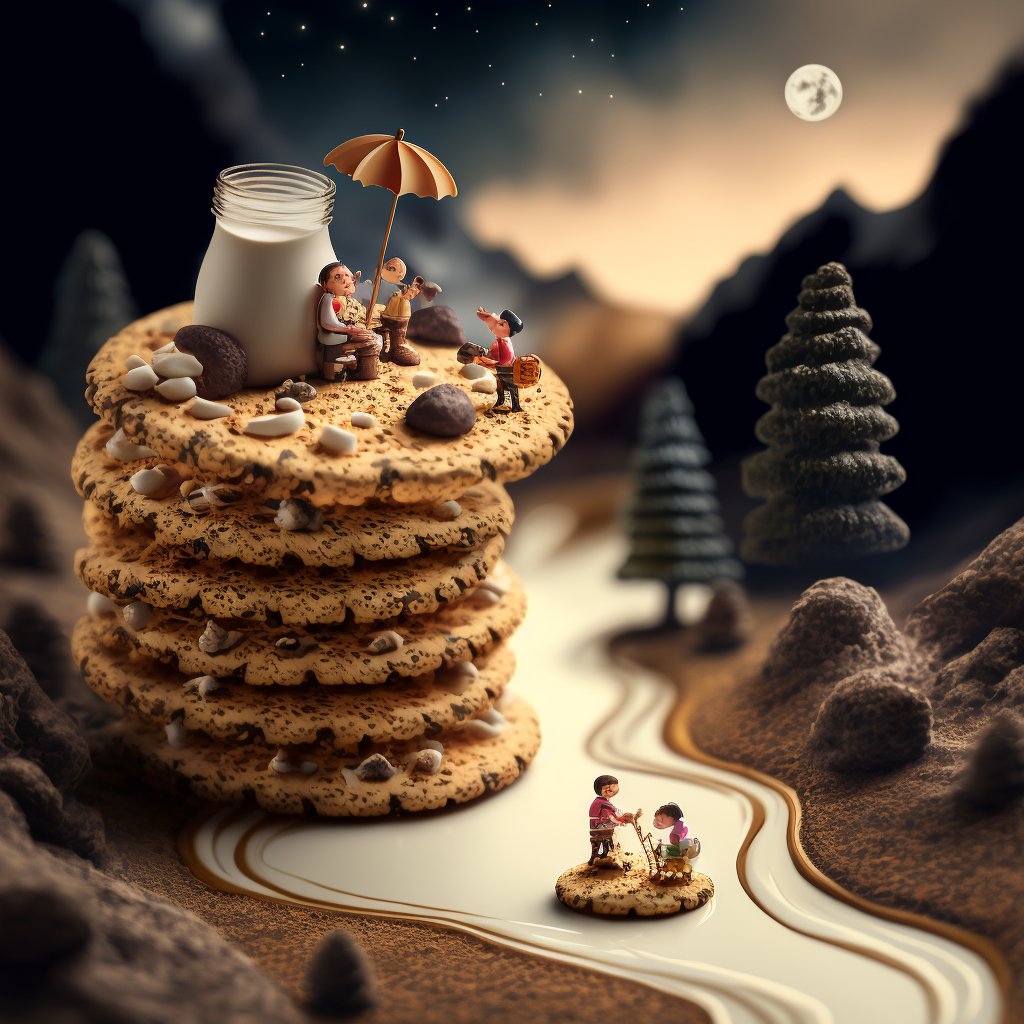 🥛&amp; 🍪 by <a href="/iBitterScotch/">𝕄𝕣. ℕ𝕒𝕚𝕣</a> 
#midjourney #TheBeastsofAI #aiart