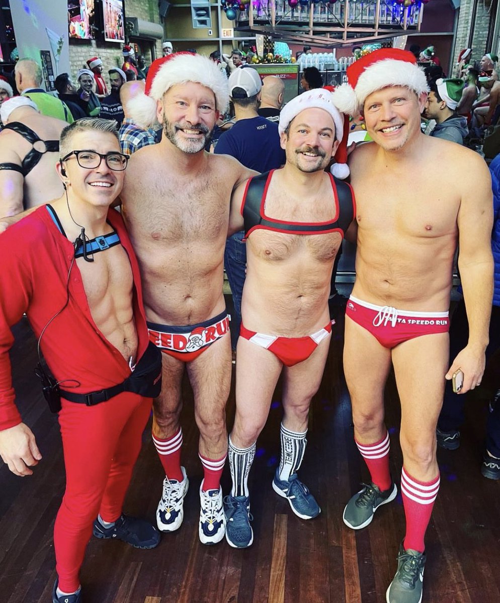 Santa Speedo Run 2022 raised over $103,000 for <a href="/CenteronHalsted/">Center on Halsted</a> ❤️💚 Thank you to everyone that donated! #SantaSpeedoRun #Chicago