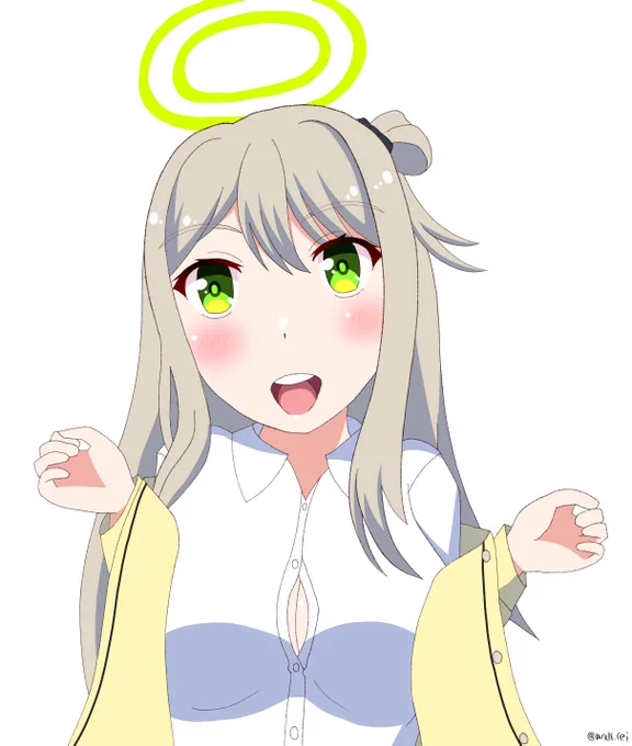原稿の息抜きにらくがきでノノミさん描きましたー! #ブルアカ 