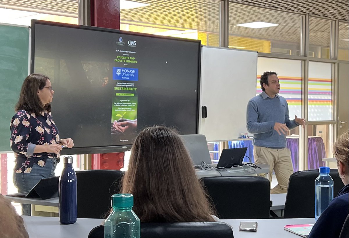 .<a href="/BodeanHedwards/">Dr. Bodean Hedwards</a> and <a href="/ShaunJStar/">Shaun Star</a> introduce the <a href="/MonashUni/">Monash University</a> #GIG22 Delhi itinerary and local sustainability challenges. #MonashGIG