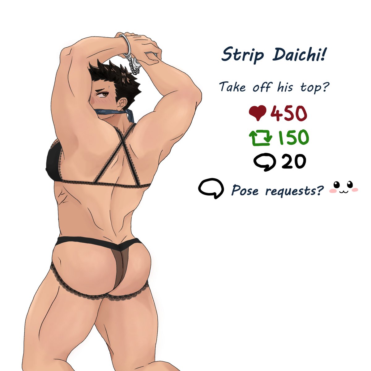 peerless_sass's tweet photo. We're nearly there!  Bonus piercings will be revealed in the next pic 😈 Thanks to everyone for playing along, and welcome to all new followers! ❤️

I hope you all stay tuned for the rest of the challenge as well as an art giveaway to say thanks! 

#stripchallenge https://t.co/pf5jhlfv3d