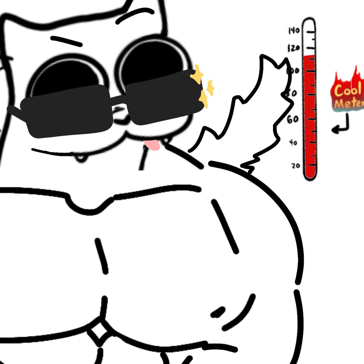 Hanszillier's tweet photo. @ArtistNcs Muscular kitty https://t.co/anWtK4DKO8