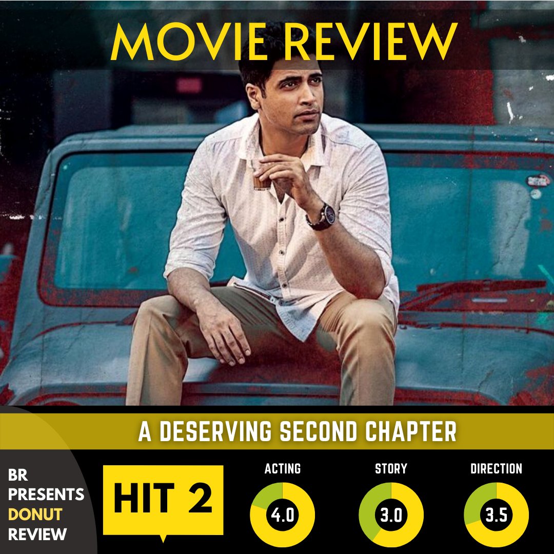 CineRanker's tweet photo. The film is a worthy successor to the 1st part and sets up things nicely for the 3rd part which we are very excited for

The convenient ending is a bit of a dampener but overall the film is engaging &amp; entertaining

#BRDonutReview
#Hit2
#Hit2Review
#Hit3

@AdiviSesh https://t.co/c2rF4yurjJ