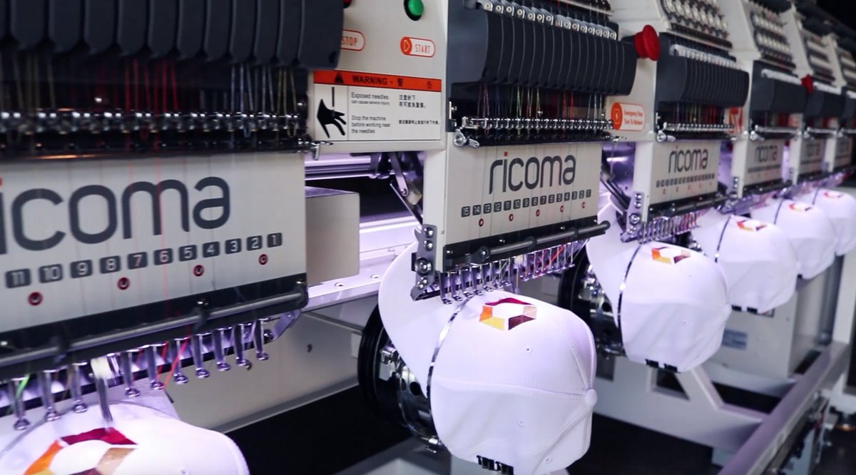 Ricoma CHT2 Series Multi Head Cap Embroidery Machine. 

#ricoma #ricomadelhi #vardhmaanautomation #Delhi #India #ricomaembroiderymachine #embroiderymachinesale