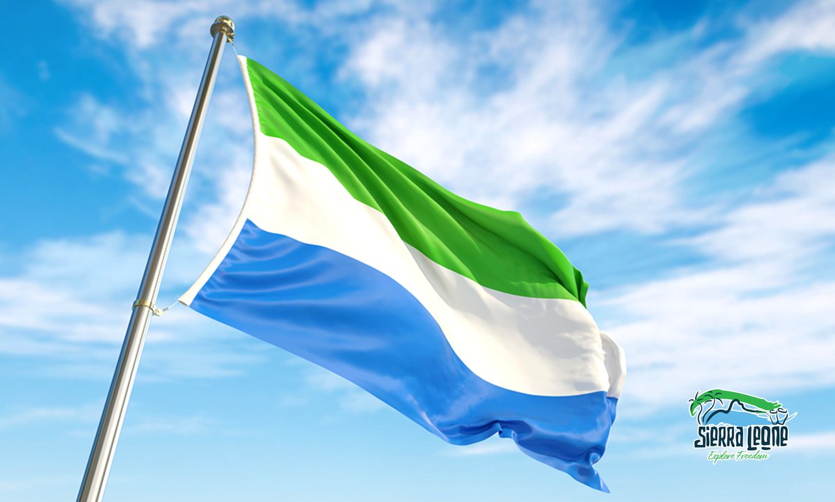 Did you know❓
The horizontally striped flag of Sierra Leone symbolizes agriculture, mountains, and natural resources with its Green, unity, and justice with its White, and hope with its Blue.
bit.ly/3ExuDGj
#ExploreSierraLeone #ExploreFreedom