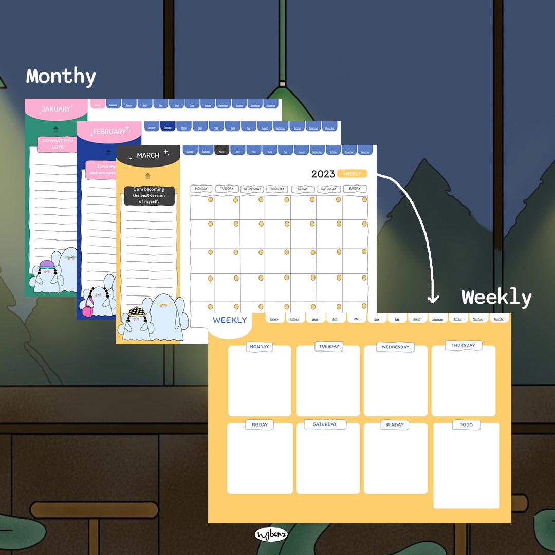 nanabibutterfly's tweet photo. 🦋2023 Digital Planner x Nabee Fe and Mas + Hyperlink Free Template

**📍 personal use only, don't repost and not for commercial! / 

link: https://t.co/QJbeZ441pe

#digitalplanner #planner2023 #planner https://t.co/znBadznnTs