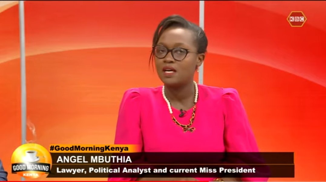 Angel Mbuthia: We don't know what the four commissioner saw i think we need to give them a chance and allow the legal process to take place.
#WCikoKBC