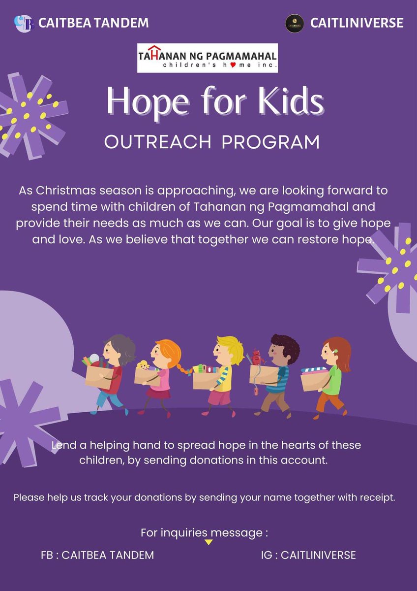 Heyyaaa!!! The best way to celebrate Christmas is to share it with the kids. After almost 4months of planning, deliberation.. we're almost done with the actual plan. Support us as we share the love of the UBE Girls to the kids.
