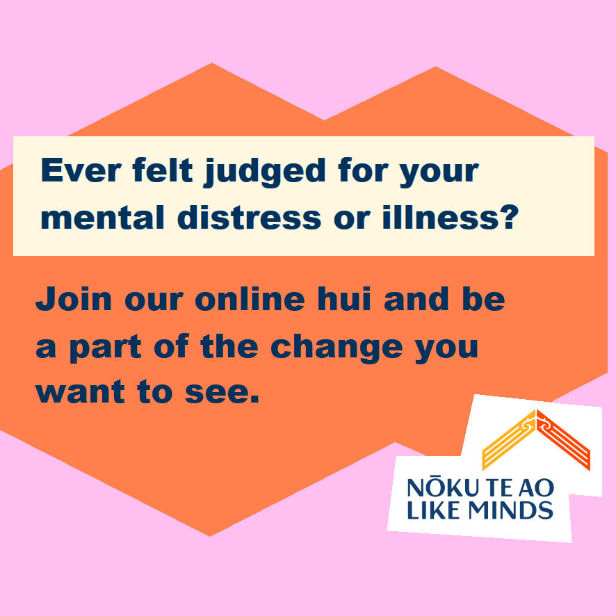 mentalhealthnz's tweet photo. We would love for you to join us in a series of online hui this week to kōrero or talanoa about how to make Aotearoa a more inclusive place for all, including people who experience mental distress or illness. Find the right Zoom for you: https://t.co/dF8L27EPBM https://t.co/TEnhDbckIZ