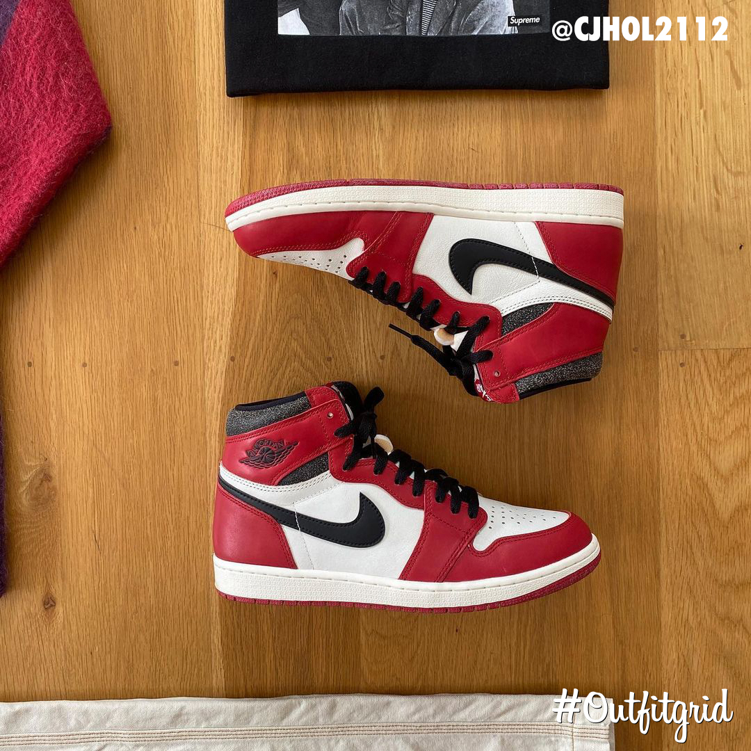 outfitgrid's tweet photo. Today's top #outfitgrid is by @cjhol2112.
▫️ #AimeLeonDore x #NewEra #Cap
▫️ #ThrowingFits x #Checks #Cardigan
▫️ #Supreme #Tee 
▫️ #Kapital #Pants 
▫️ #Jordan1 #LostAndFound https://t.co/yqNHKPdDN4