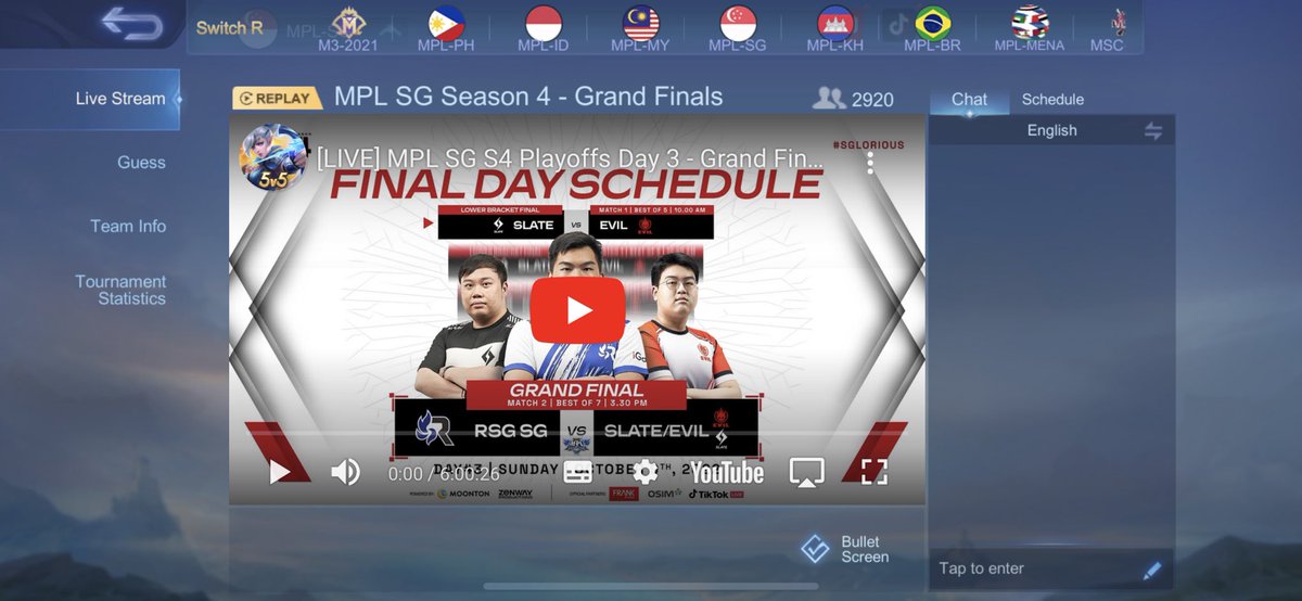 Here’s a thread of in-client features taken from other successful Mobile MOBAs which the WR community has been asking for which the ChinaWR client already has. But Riot has turned a blind eye to the GLOBAL WR client for reasons unknown. (Included MLBB &amp; HOK)

1. Esports live tab