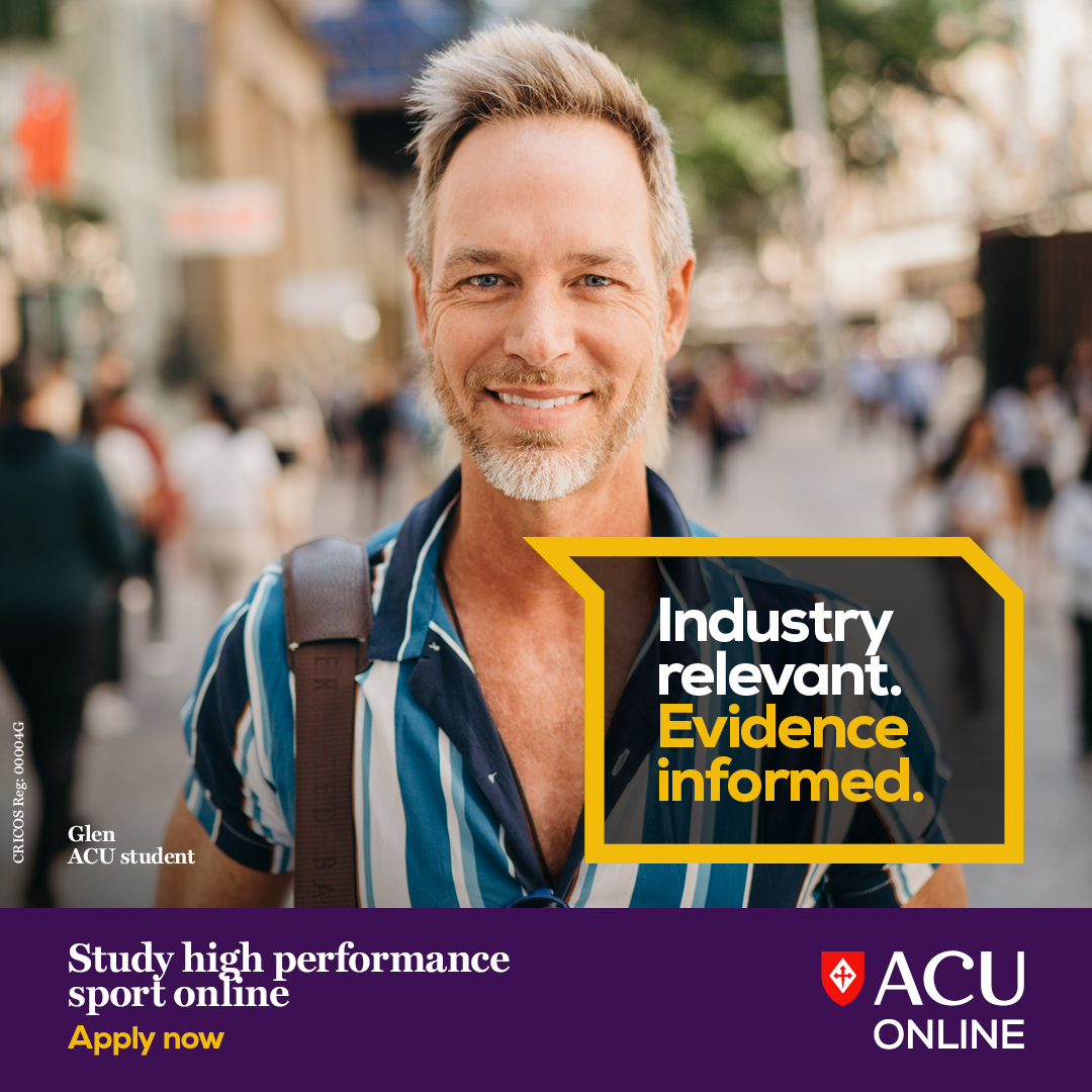 acu_online's tweet image. Take sport to the next level. Study a holistic approach to high performance sport with ACU Online&apos;s postgraduate courses. 
Apply now for Term 1 2023.
bit.ly/3MpjkUo
#studywithACUOnline #StudyOnline #studysport #studyin2023
