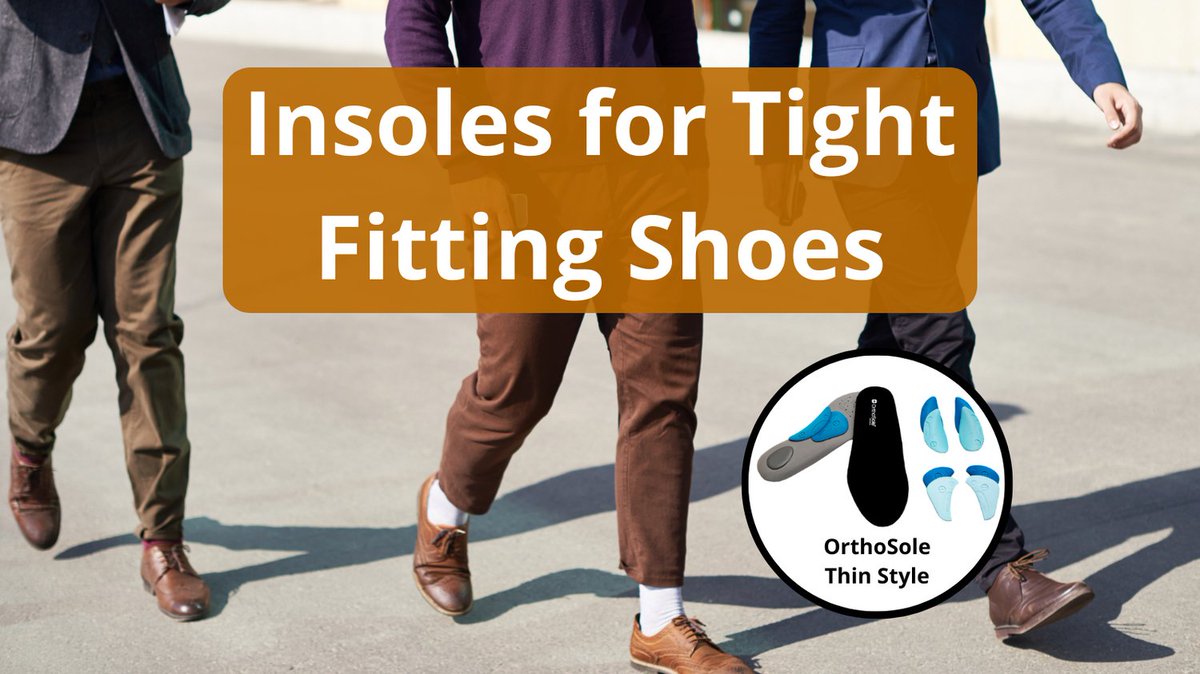 Thin Style Insoles are able to fit into Tighter Fitting Shoes that Max Cushion can’t. 
Recommended for: Tight Fitting Shoes, Football Boots, Everyday Shoes & More. orthosole.com/shop/ #insoleswetrust #semelle #Einlegesohle #Unique #Uniqueinsoles #footwear #TightFittingShoes