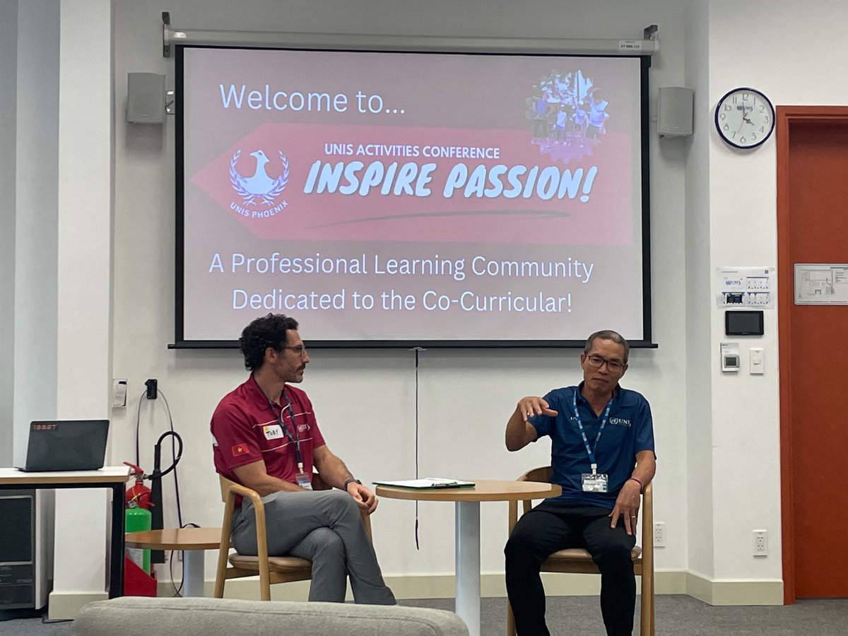 brazilmeg's tweet photo. An inspiring afternoon at the 'Inspire Passion' co-curricular conference @UNIS_Hanoi. Connecting, networking and learning together to find ways to inspire passion in our students. Kudos to the organisers for an outstanding inaugural event. 👏👏#unisvaluescommunity https://t.co/GXuC4jJes5