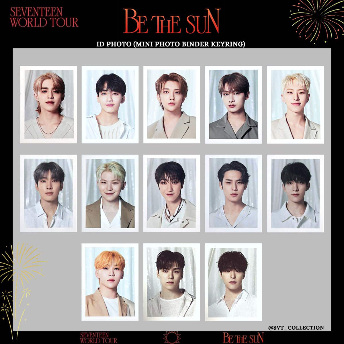 세븐틴 비더썬 포카 포토카드 모음 SEVENTEEN WORLD TOUR [BE THE SUN