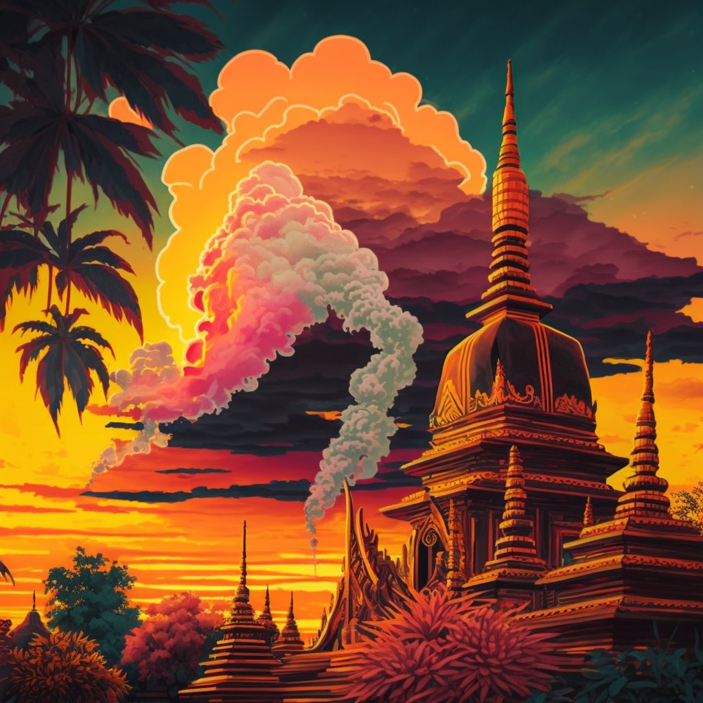 WeWeed_NFT's tweet photo. <Places we recommend in #Thailand after smoking #weed🍃>

(3) Wat Chedi Luang🙏🛕🍀

One of the oldest Buddhist temple in Thailand where they host monk chats every day - Tourist are invited to speak with monks and ask them anything!🙌

#Mmemberville #StonerFam #CannabisCommunity https://t.co/hagoTwQe6h