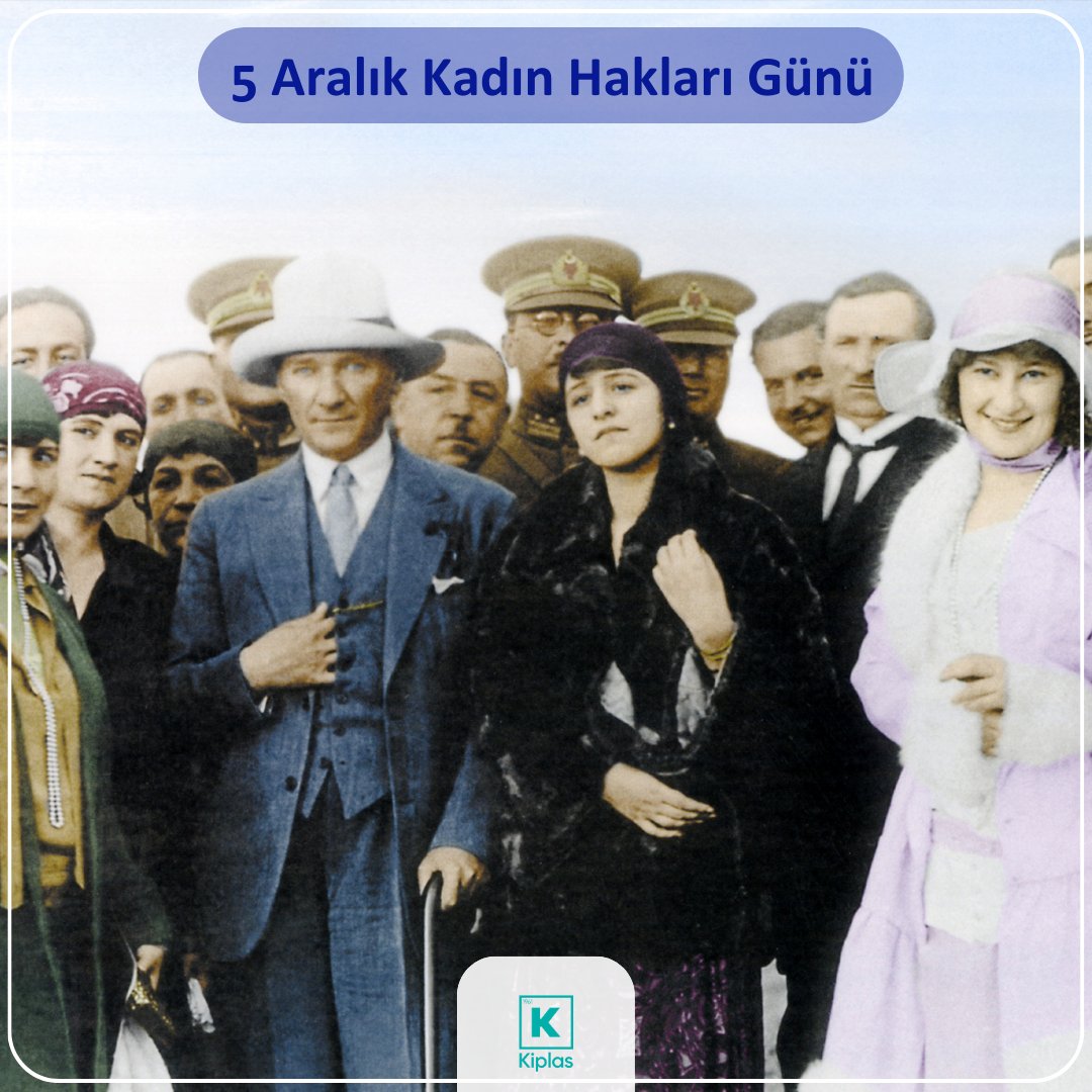 Türkiye’de kadınlara seçme ve seçilme hakkı verilmesinin 88. yılı ve 5 Aralık Kadın Hakları Günü kutlu olsun. #kadınhaklarıgünü