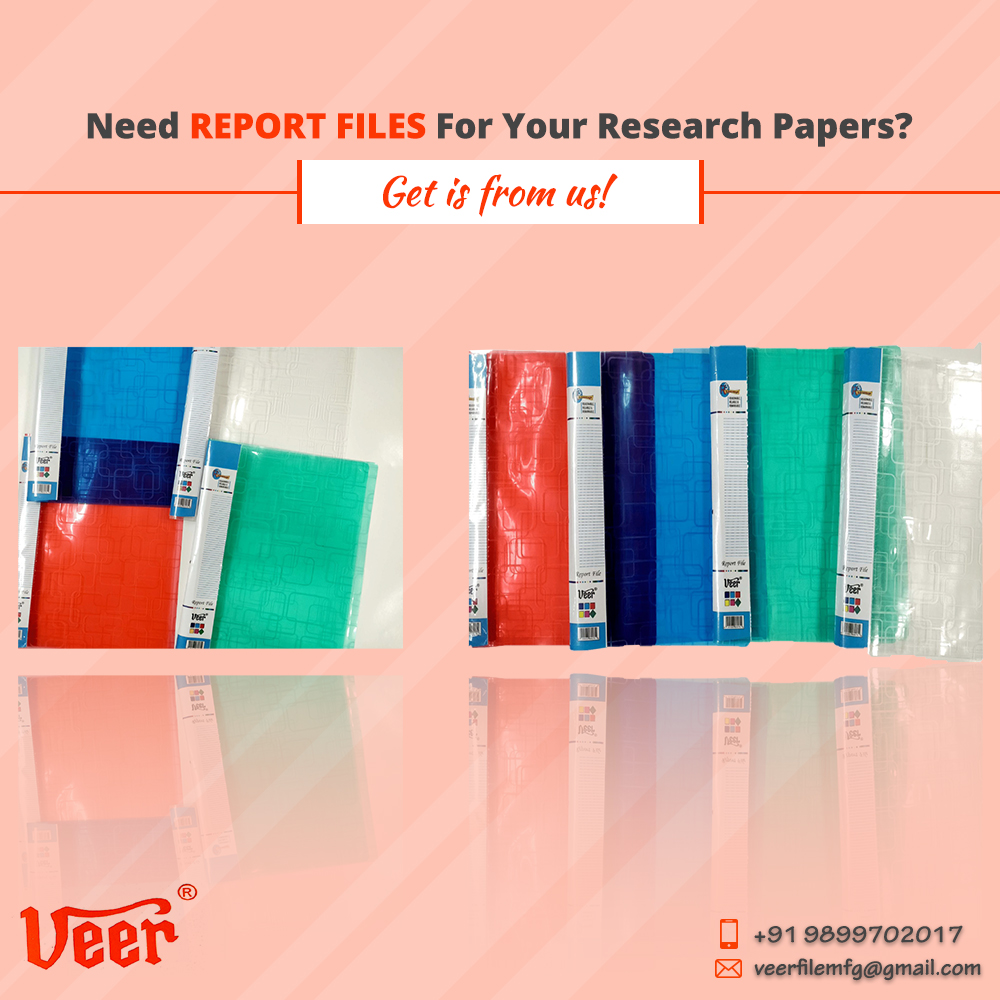 VeerFile's tweet image. We have wide range of #reportfiles from which you can choose one according to the need of an hour.
Call:-    09899702017
Email:-  veerfilemfg@gmail.com
