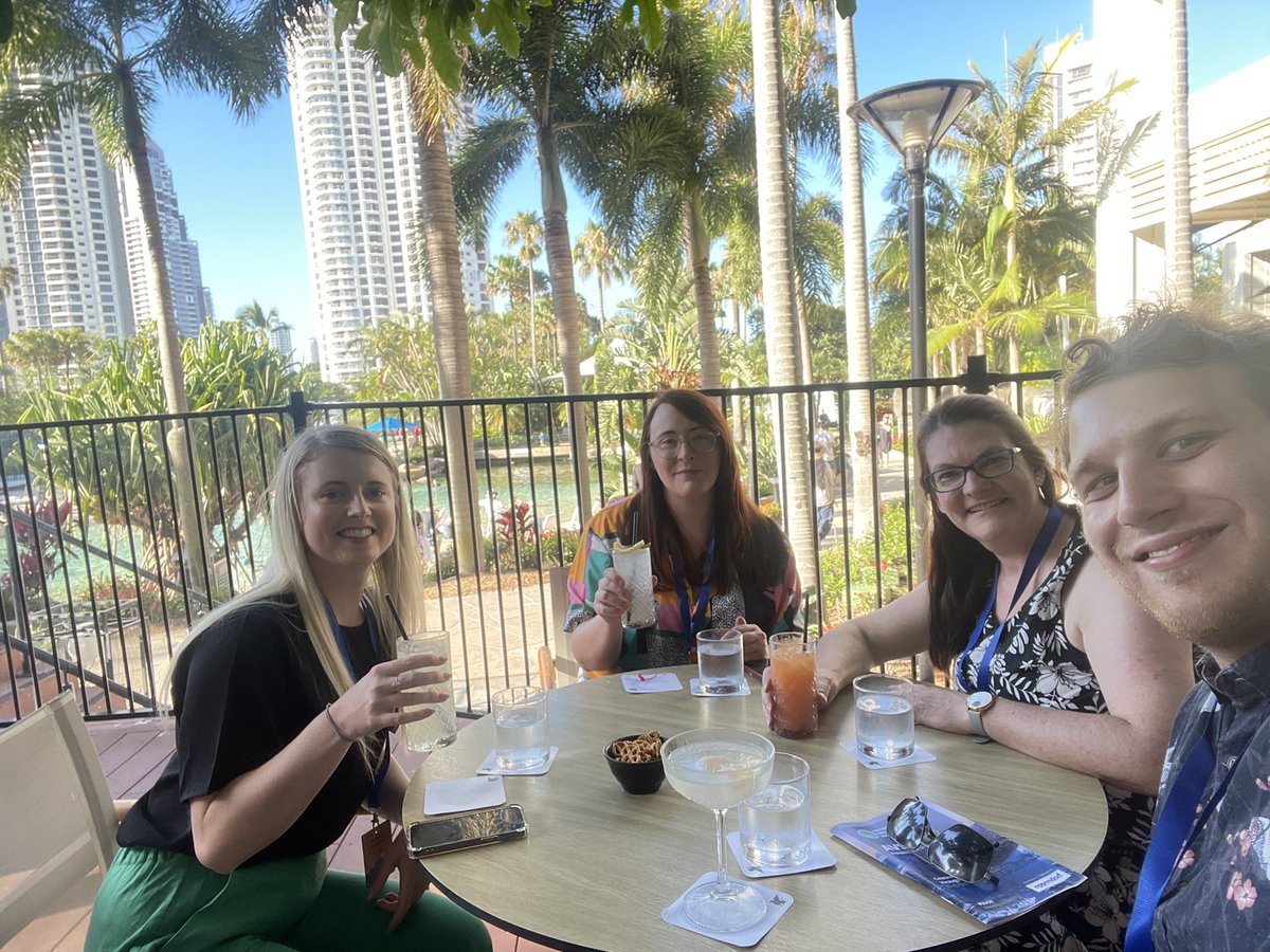 Xavier Montin (@xmontin) on Twitter photo First official conference drinks! (Start counting) <a href="/BNTrowbridge/">Brooke Trowbridge</a> <a href="/emkirby96/">Emily Kirby</a> <a href="/KHVanderHoek/">KH</a> #AVS11 First official conference drinks! (Start counting) <a href="/BNTrowbridge/">Brooke Trowbridge</a> <a href="/emkirby96/">Emily Kirby</a> <a href="/KHVanderHoek/">KH</a> #AVS11