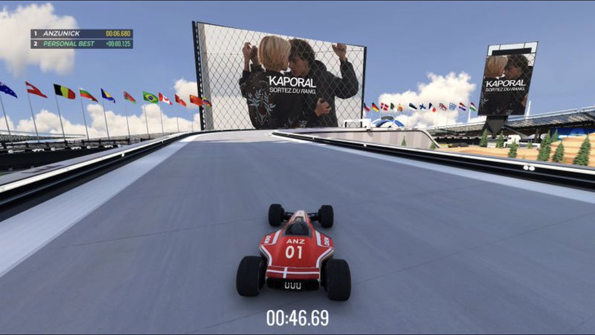 La campagne continue, Kaporal est dans le game !
<a href="/Trackmania/">Trackmania</a> <a href="/UbisoftFR/">Ubisoft FR 🇫🇷</a>