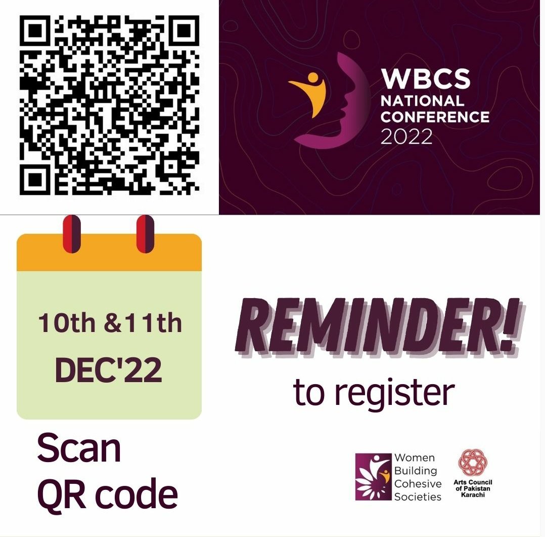SocietiesWomen's tweet photo. Last date for registration approaching soon! Scan QR code to register. https://t.co/628HXI2JIO