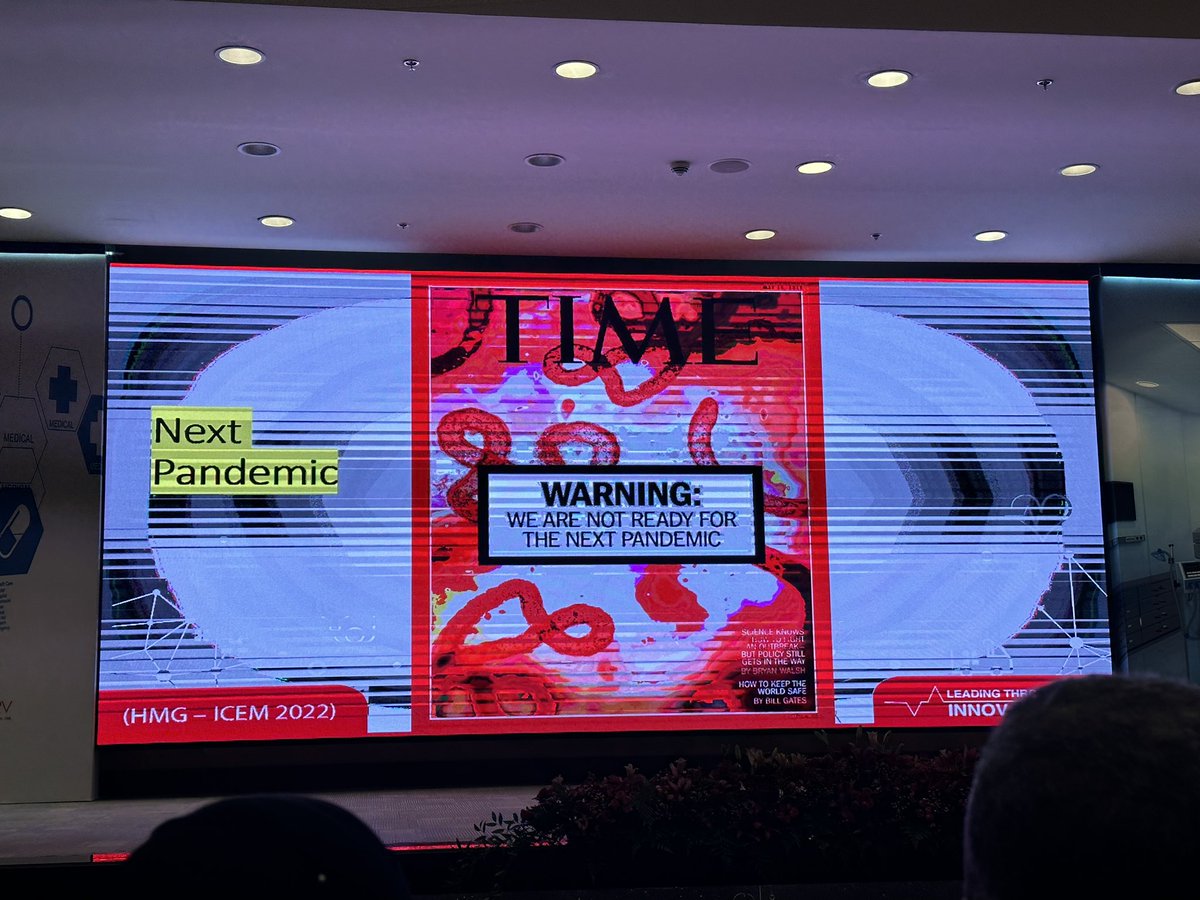 COVID - 19 lessons by <a href="/dr_salah/">Salah Alghanem</a> 🤓
In summary: COVID was time of reflection&amp;an opportunity for innovation in many aspects of healthcare&amp;life
Are you sick of it? How about panning any talks about COVID - 19 for 3 years (just the time we All spent living COVID ) 🙄 

<a href="/icem_hmg/">ICEM_HMG</a>