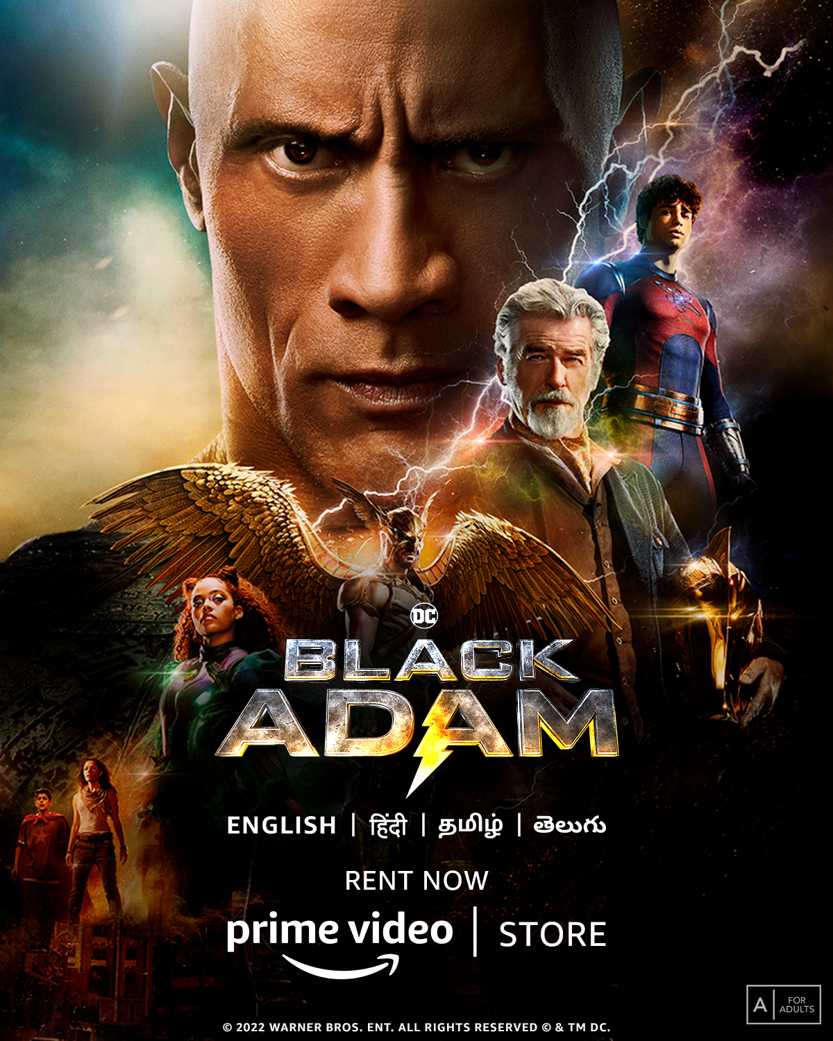 prime video IN on X: Black Adam - the man, the myth, the legend! Black Adam  now available on #PrimeVideoStore, rent now!  / X