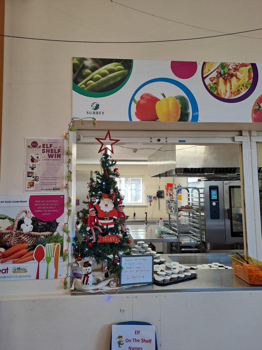 itstwelve15's tweet photo. Kamilla and Jasmine are welcoming Naughty Elf back Beacon Hill Primary School. 🎄20 more sleeps until Christmas! Having a festive Christmas lunch at school definitely brings Christmas even closer. #christmas #christmascountdown #christmasdinner #elf #elfonshelf https://t.co/5ddkP7sgG8