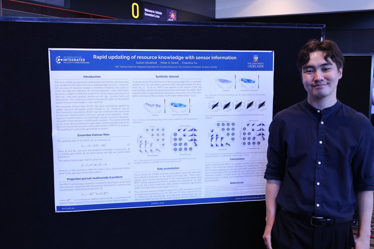 _SAEMC's tweet photo. A big congratulations to the winners of the student poster prize of #saemc22, Sultan Abulkhair & Jie Yu!
There was a large field of posters this year with the judging panel of John Anderson, Carmen Krapf & Stuart Emery making the decision. https://t.co/hibRfWggbq