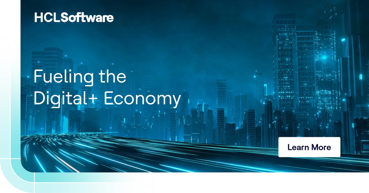 HCLSoftware's tweet photo. HCLSoftware helps fuel the Digital+ economy and fulfill clients' transformative needs with AI and Automation, Data, Analytics &amp; Insights, Digital Transformation, and Enterprise Security solutions.
Learn more: https://t.co/P8hZ1z5LCx
 #FueledByHCLSoftware https://t.co/8s0VFebhvk