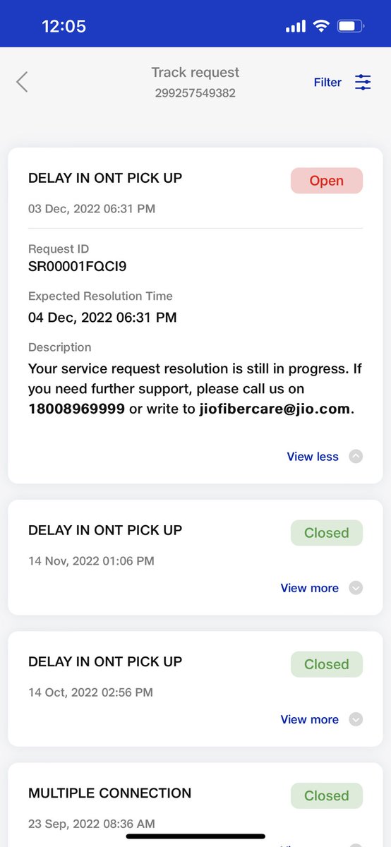 ShwetaThacker7's tweet photo. @JioCare 2/2 been picked up! The issued has been escalated and it also has crossed the timeline.. wow what an escalation!! The team replies to my email every time with a new date to respond or they will auto close the ticket without resolution! What a service! https://t.co/lSLDeWpCkI