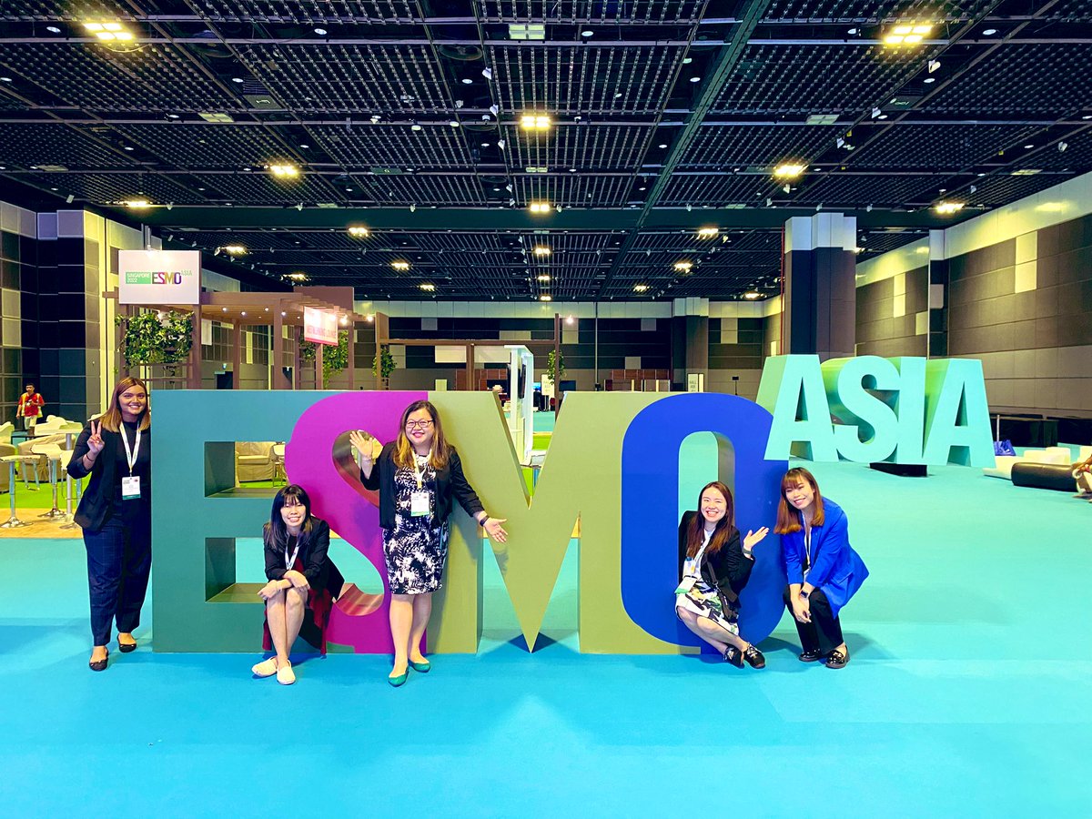 It’s been an amazing few days of science & edu, meeting & networking with the #oncology community at #ESMOAsia22. As we close the Congress, I am so grateful for the incredible ESMO team we have here in Singapore for their hard work, dedication and passion! BIG THANKS team💕