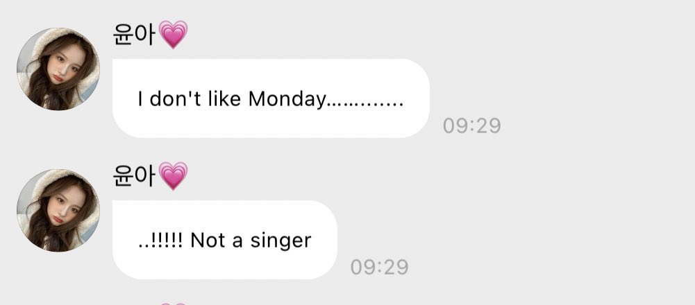 sullkyu's tweet photo. Sullyoon: I don’t like Monday (THE WEEKDAY) 😭😭 https://t.co/pyxWERSUbt