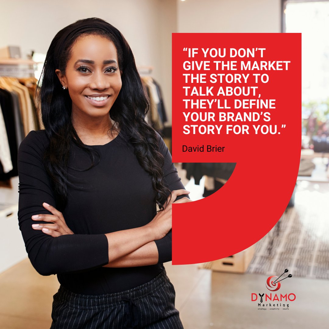 dynamoevents01's tweet photo. “If you don’t give the market the story to talk about, they’ll define your brand’s story for you.”- David Brier
#quoteoftheday #branding #southafrica #marketing #design #business #entrepreneur #capetown #socialmedia #advertising #brand #digitalmarketing #socialmediamarketing https://t.co/1bDf93synb