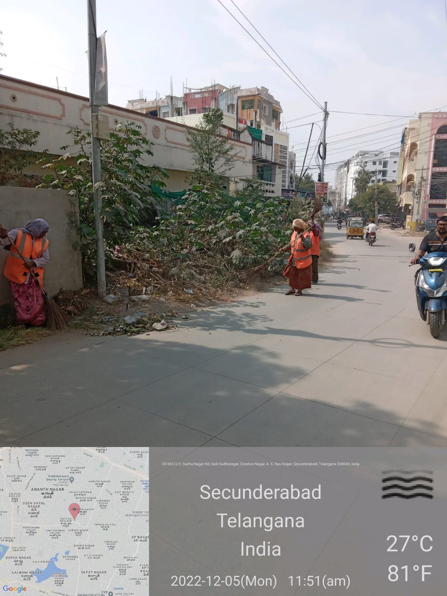 Veena_ES's tweet photo. @GHMCOnline @RaviKum90495060 @DC_Malkajgiri @manoharreddyss Complaint attended by Sanitary field assistant Bharathi 9502886565 https://t.co/9hwCWGVJ0o