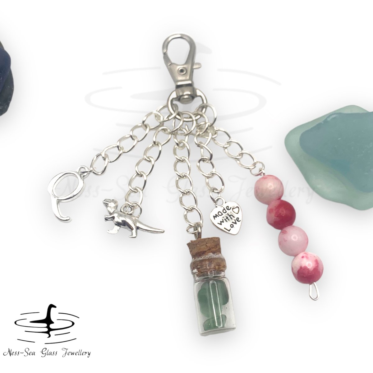 Ness_SeaGlass's tweet photo. Loch Ness Sea Glass Beaded Bag Charms / Keyrings made with Sea Glass from magical, mystical Loch Ness
Personalisation option available.
Perfect stocking fillers.
Can send direct with free gift wrapping &amp; message
https://t.co/yDI5BzoudH
#MHHSBD #EarlyBiz https://t.co/BIqry3SiUH
